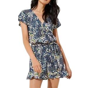 NWT LOFT Bright Floral Romper Size Large